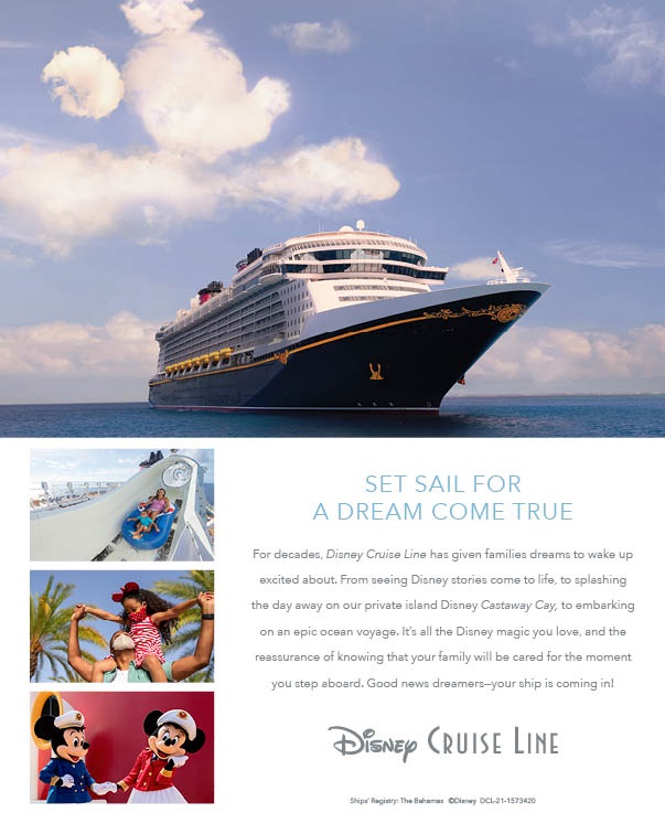 disney cruise brochure